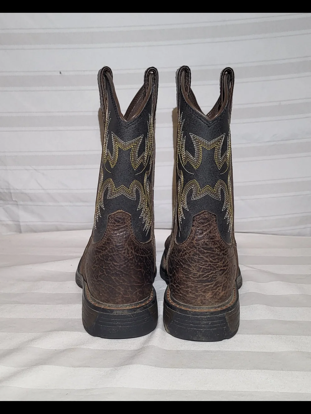 Ariat Boys Brown Leather Western Boots